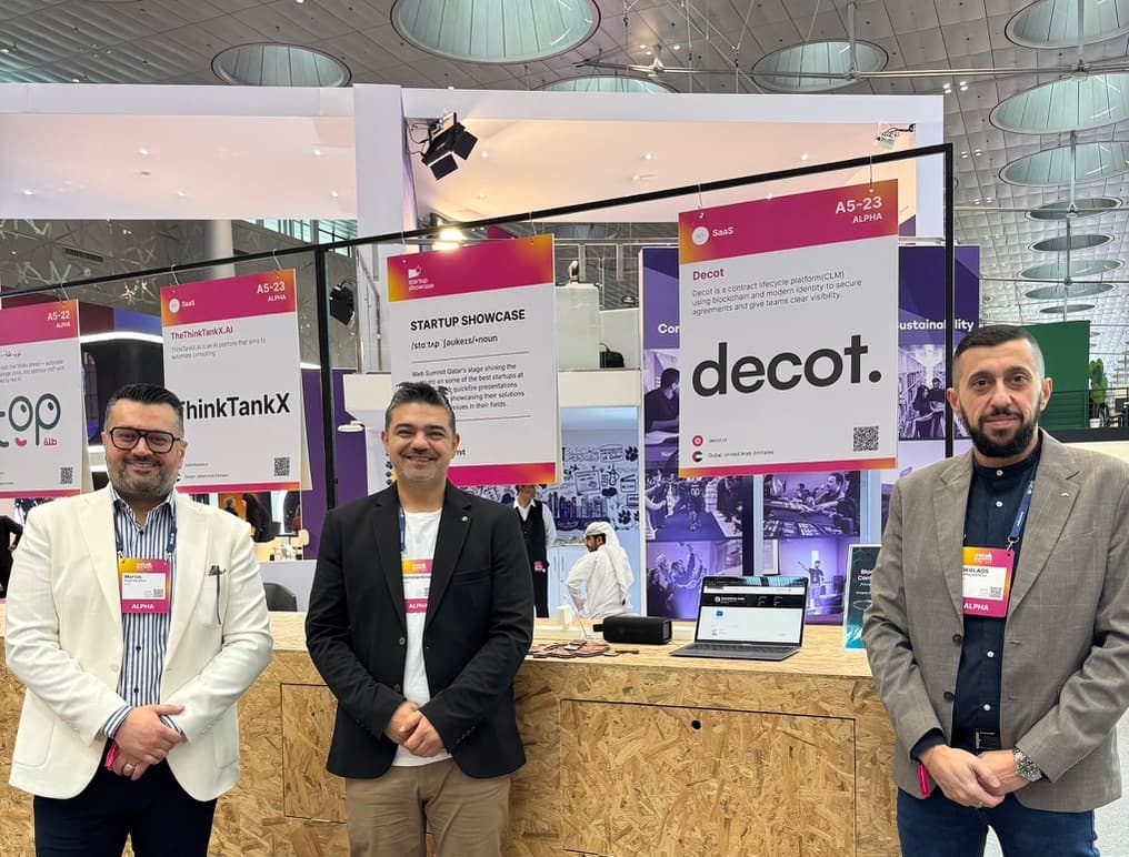 Decot networking at Web Summit Doha